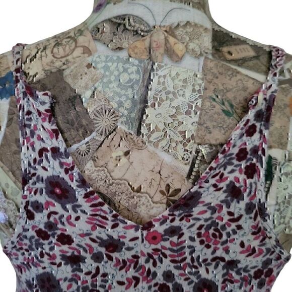 American Eagle Outfitters Short Ditsy Floral Cottagecore Casual Beach Sun Dress - Picture 9 of 13